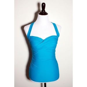 *SOLD* Double Cross Pinup Top